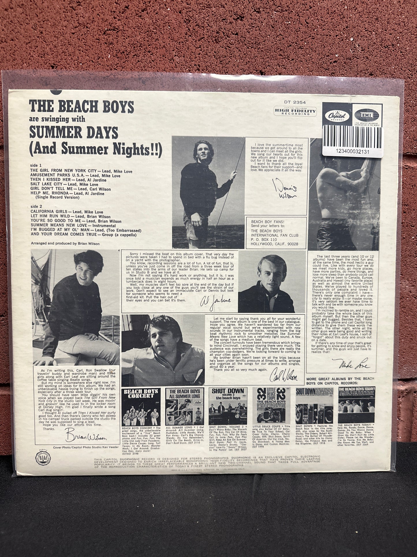 Used Vinyl:  The Beach Boys ”Summer Days (And Summer Nights!!)” LP