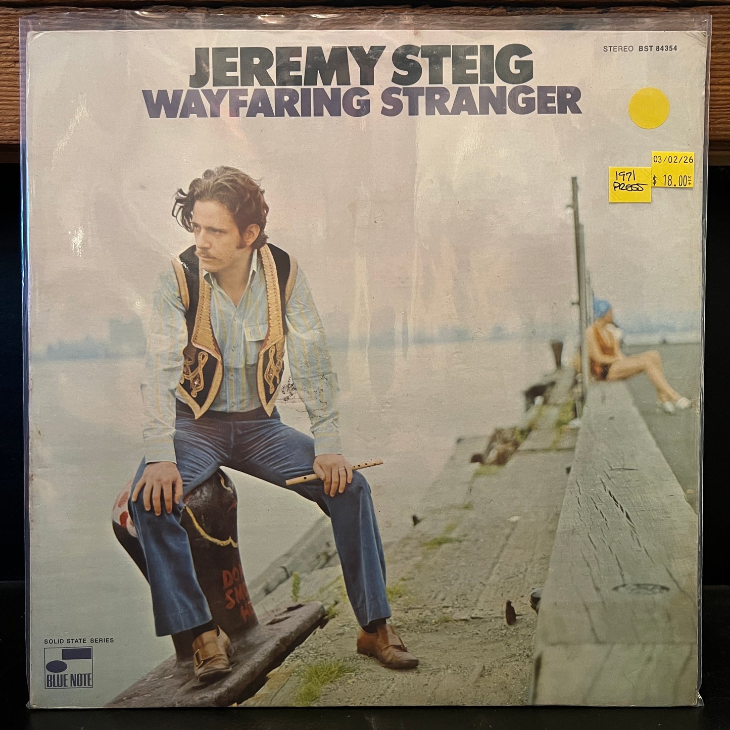 Used Vinyl: Jeremy Steig ‎"Wayfaring Stranger" LP (1971 Press)