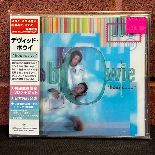 Used CD: David Bowie "Hours..." CD (1999 Japanese Press w/ Lenticular Cover)