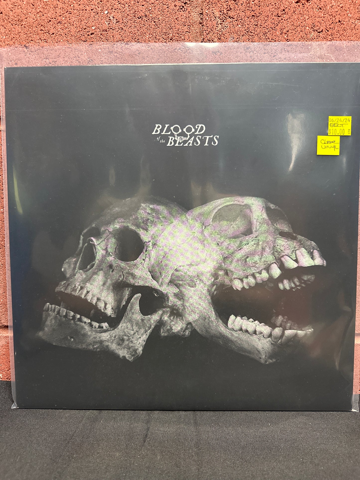 Used Vinyl:  Sect ”Blood Of The Beasts” 12" (Clear vinyl)