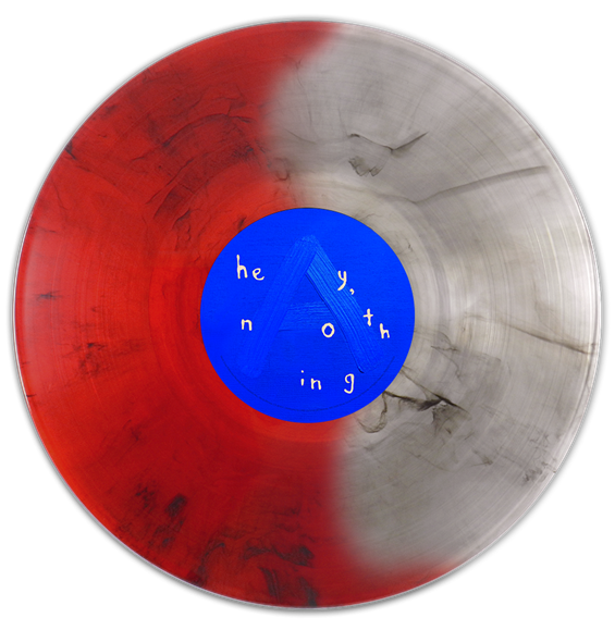 PRE-ORDER: hey, nothing "Hound" LP (Red Smoke Split Color Vinyl)