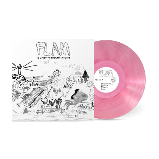 Gunn-Truscinski Duo "Flam" LP (Transparent Pink Vinyl)