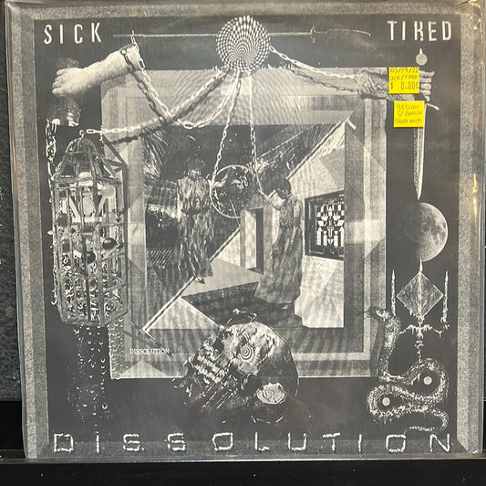 USED VINYL: Sick/Tired “Dissolution” 12" (Yellow w/Brown Blob Vinyl)