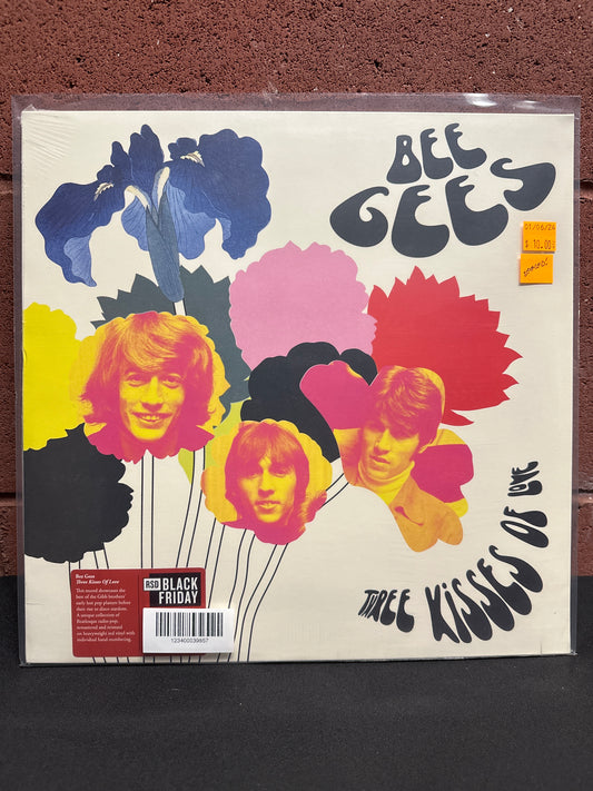 Used Vinyl: Bee Gees "Three Kisses of Love" LP (Red vinyl, sealed)