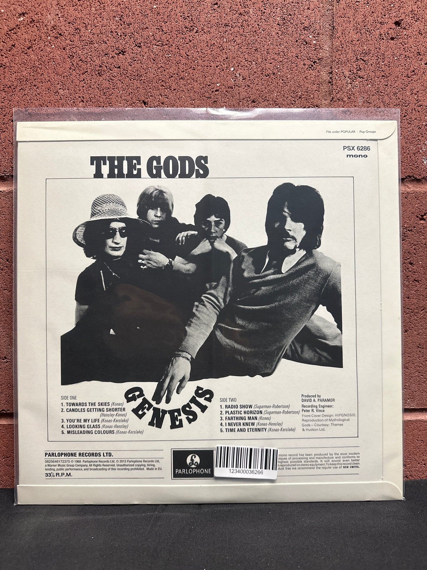 Used Vinyl:  The Gods ”Genesis” LP (Silver with splatter vinyl)