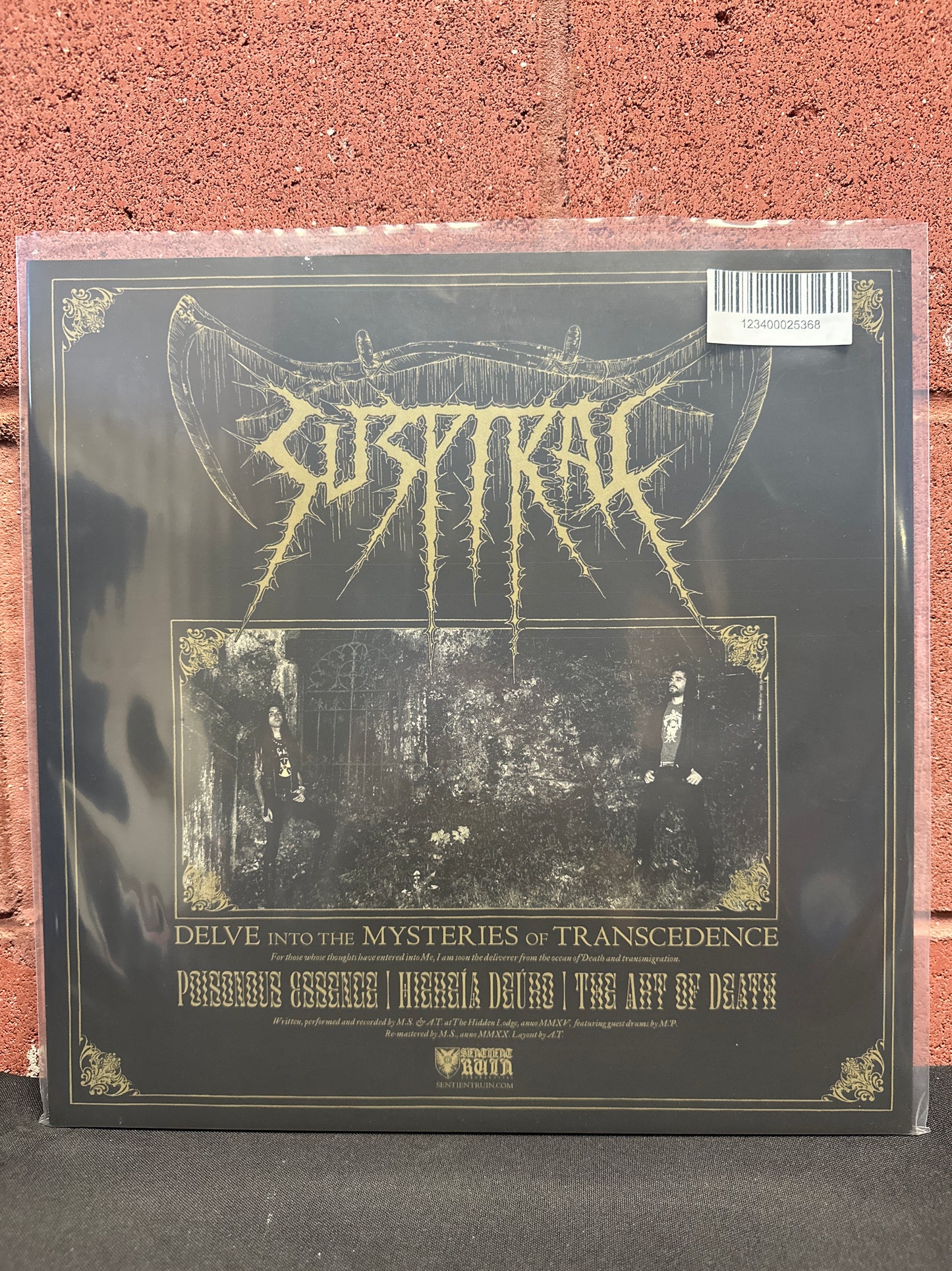 Used Vinyl:  Suspiral ”Delve Into The Mysteries Of Transcendence ” LP (Clear smoke vinyl)