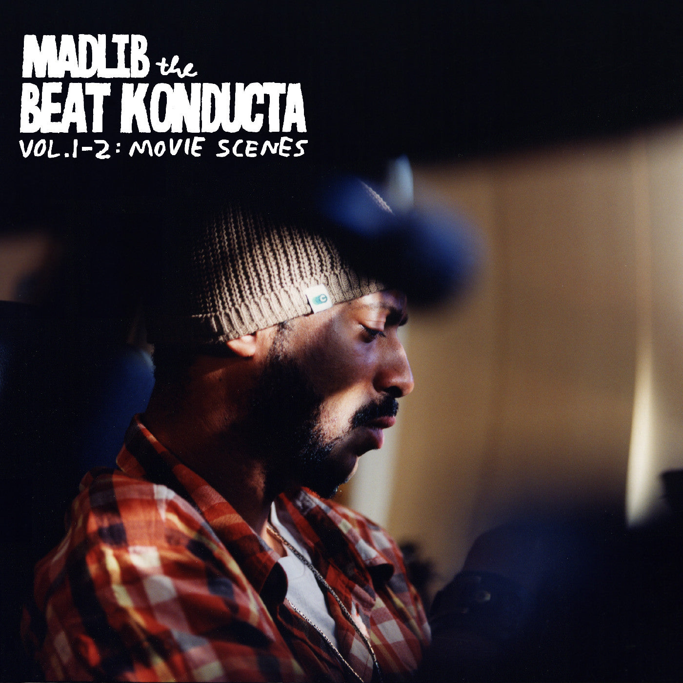 PRE-ORDER: Madlib "Beat Konducta Vol. 1-2: Movie Scenes & Movie Scenes, the Sequel" 2xLP (50/50 Split Blue & Red Mix Vinyl)