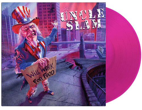 PRE-ORDER: Uncle Slam "Will Work For Food" LP (Numbered 180g Translucent Purple Vinyl, Import)