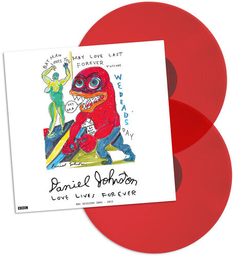 Daniel Johnston "Love Lives Forever - BBC Sessions 2003-2011" 2xLP (Translucent Red Vinyl)