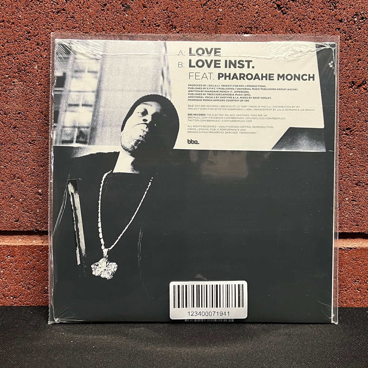 Used Vinyl: J Dilla Feat. Pharoahe Monch "Love" 7" (Sealed)