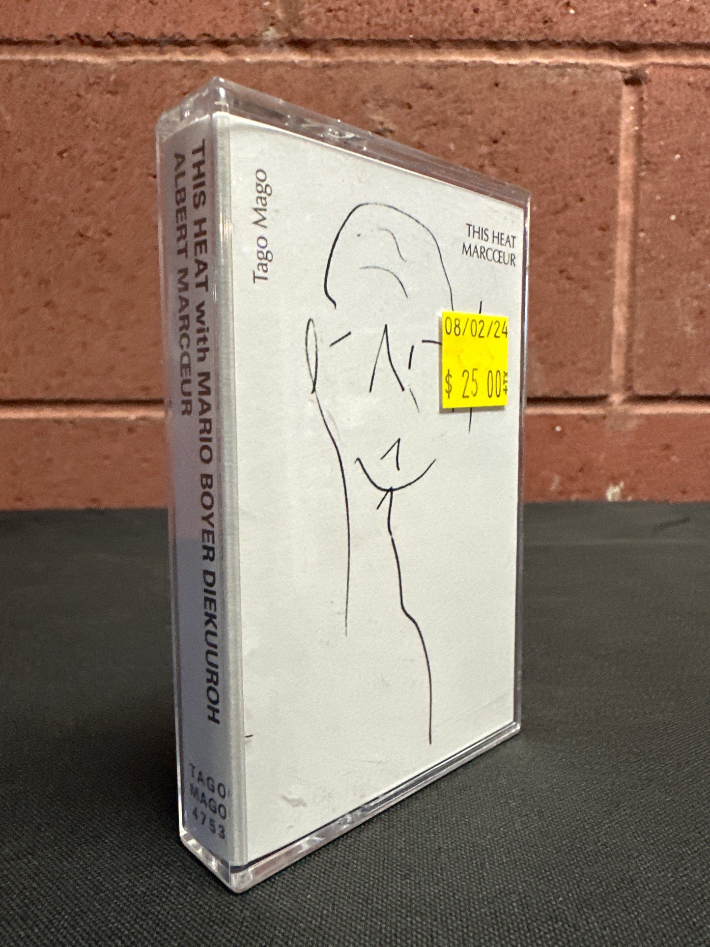 Used Cassette: This Heat with Mario Boyer Diekuuroh / Albert Marcœur "Untitled" Tape