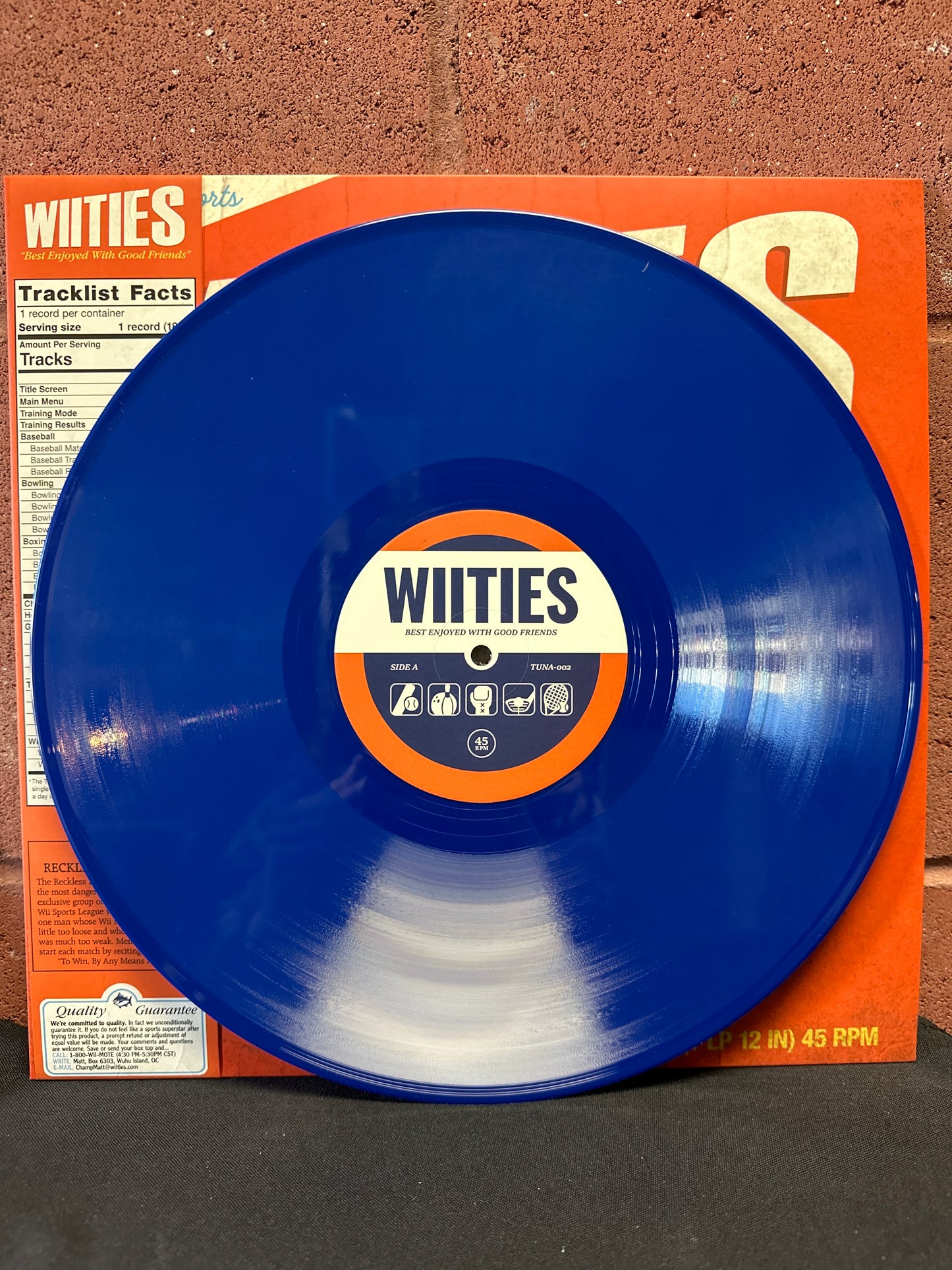 Used Vinyl:  Kazumi Totaka ”Wiities: A Wii Sports Experience ” LP (Blue Vinyl)