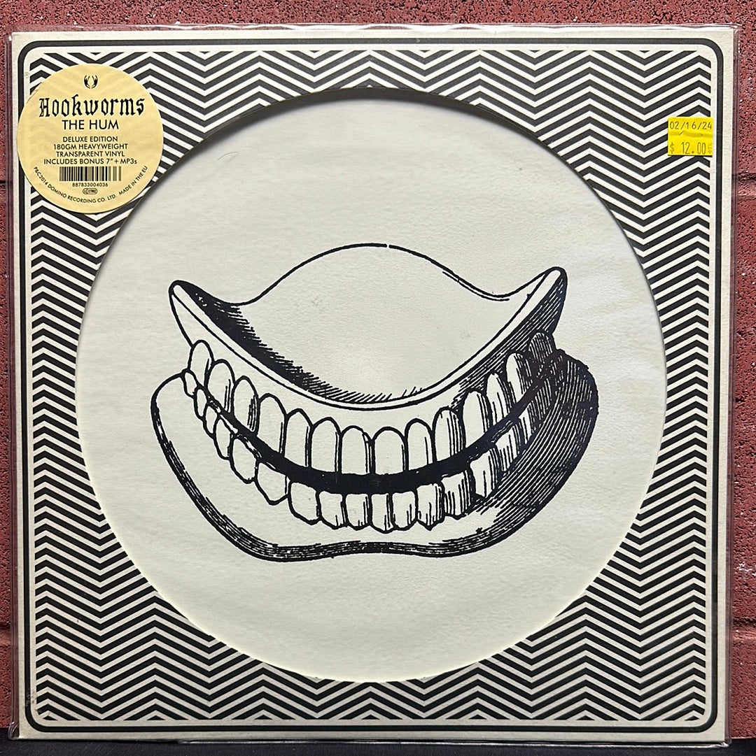 Used Vinyl:  Hookworms ”The Hum” LP (Clear vinyl) + 7"