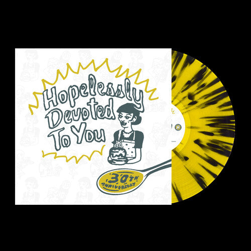 PRE-ORDER: Various Artists "Hopelessly Devoted to You: 30th Anniversary" LP (Transparent Yellow with Black Splatter Vinyl)