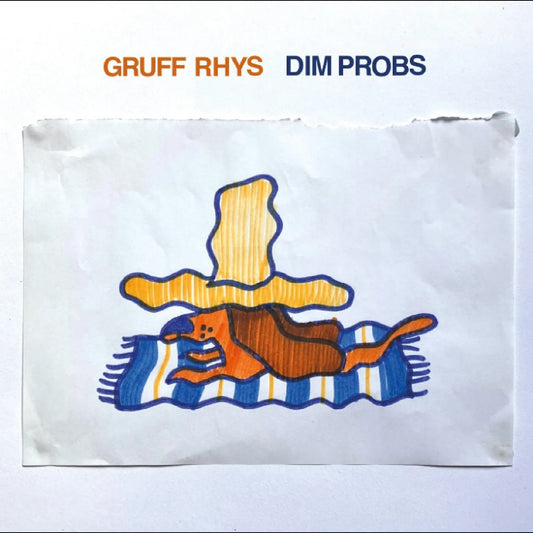 Gruff Rhys "Dim Probs" LP (Indie Exclusive Orange Vinyl)