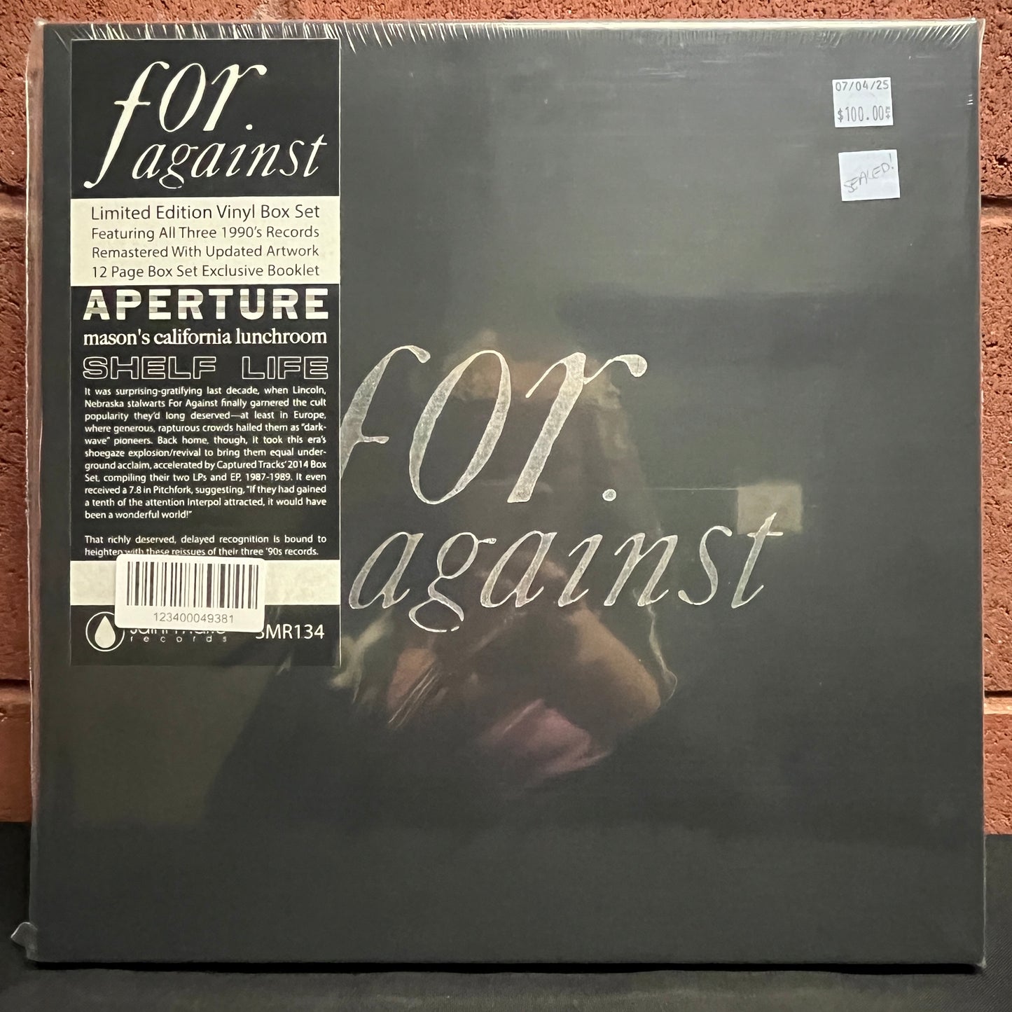 Used Vinyl: For Against "Aperture | Mason's California Lunchroom | Shelf Life" 3xLP Box Set (Sealed)