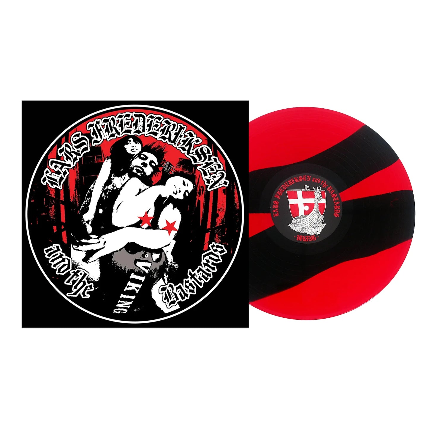 Lars Frederiksen And The Bastards ''Viking'' LP (Red & Black Stripe Vinyl)