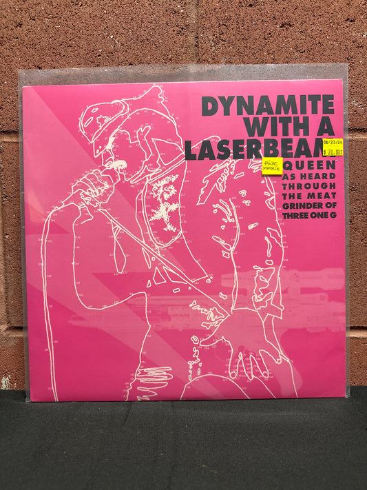 Used Vinyl:  Various ”Dynamite With A Laserbeam: Queen As Heard Through The Meat Grinder Of Three One G” LP (Pink vinyl)