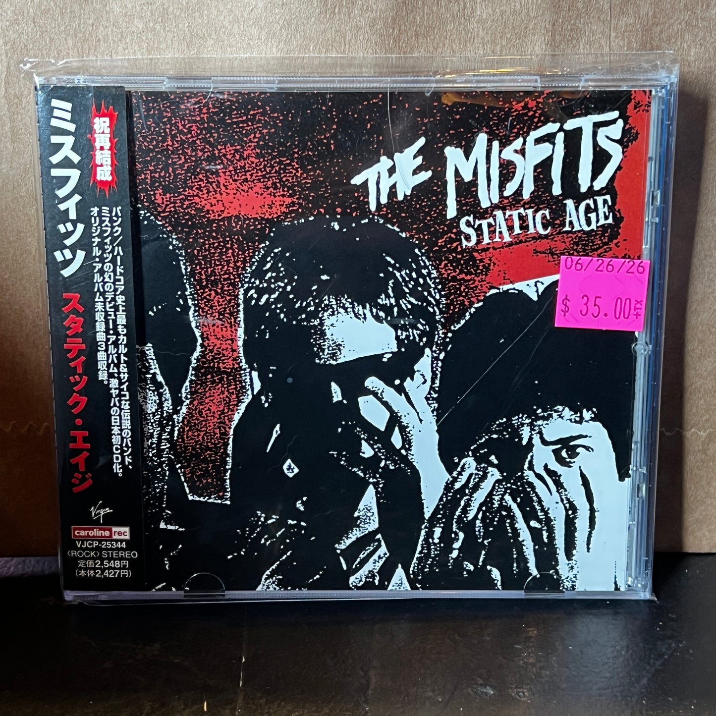 Used CD: The Misfits "Static Age" CD (1997 Japanese Press w/ Bonus Track)