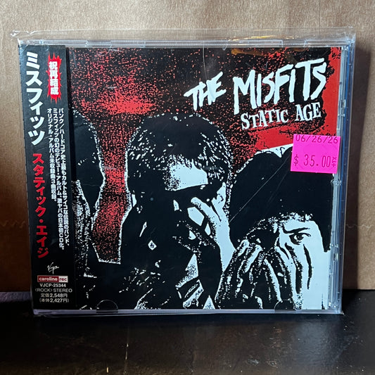 Used CD: The Misfits "Static Age" CD (1997 Japanese Press w/ Bonus Track)