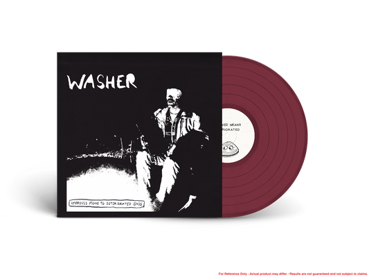 PRE-ORDER: Washer "Improved Means To Deteriorated Ends" LP (Burgundy Vinyl)