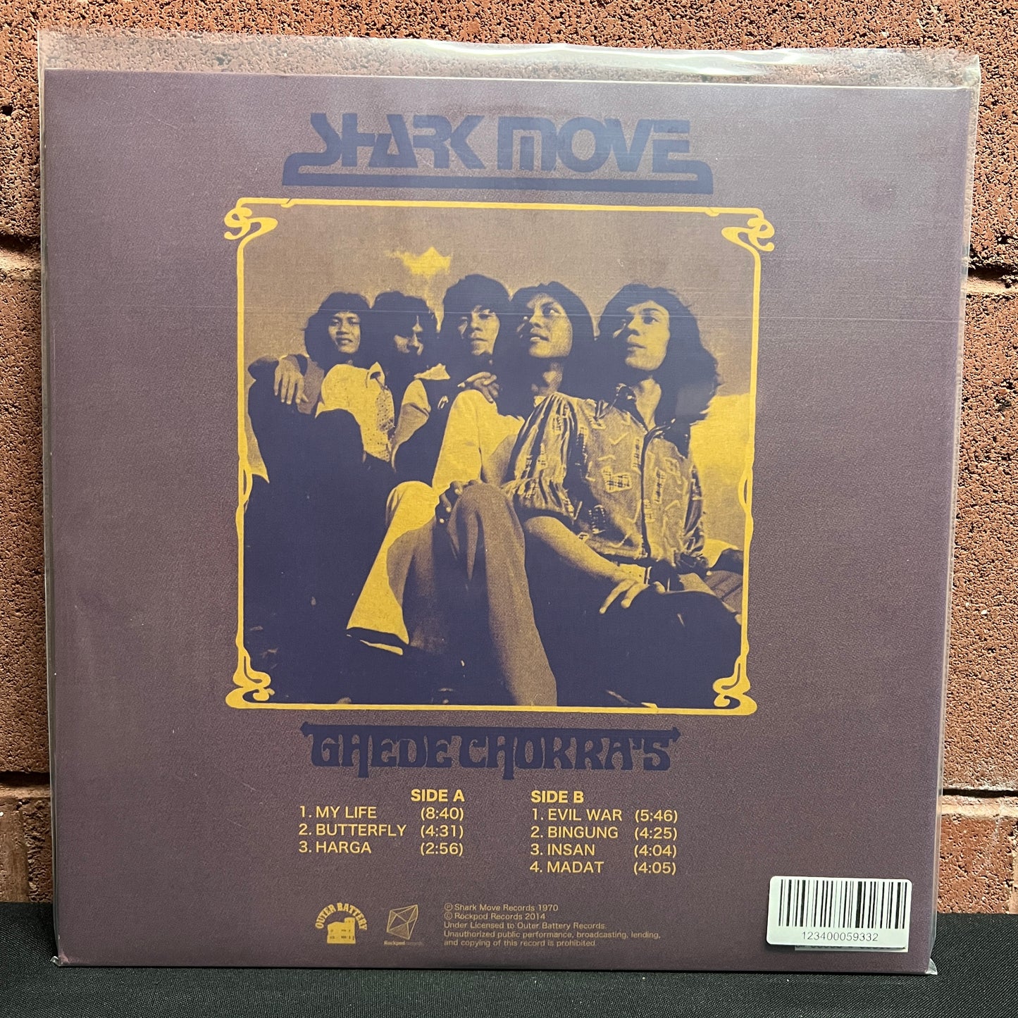 Used Vinyl: Shark Move "Ghede Chokra's" LP (Blue w/White Splatter Vinyl)