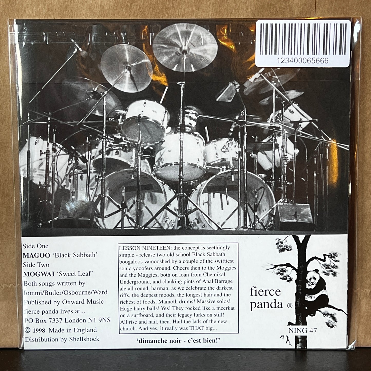 Used Vinyl: Mogwai / Magoo "Black Sabbath" 7" (1998 UK Issue)