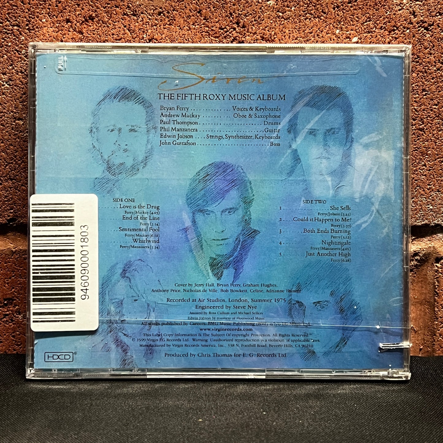 Used CD: Roxy Music "Siren" CD (Sealed! 1999 US Reissue)