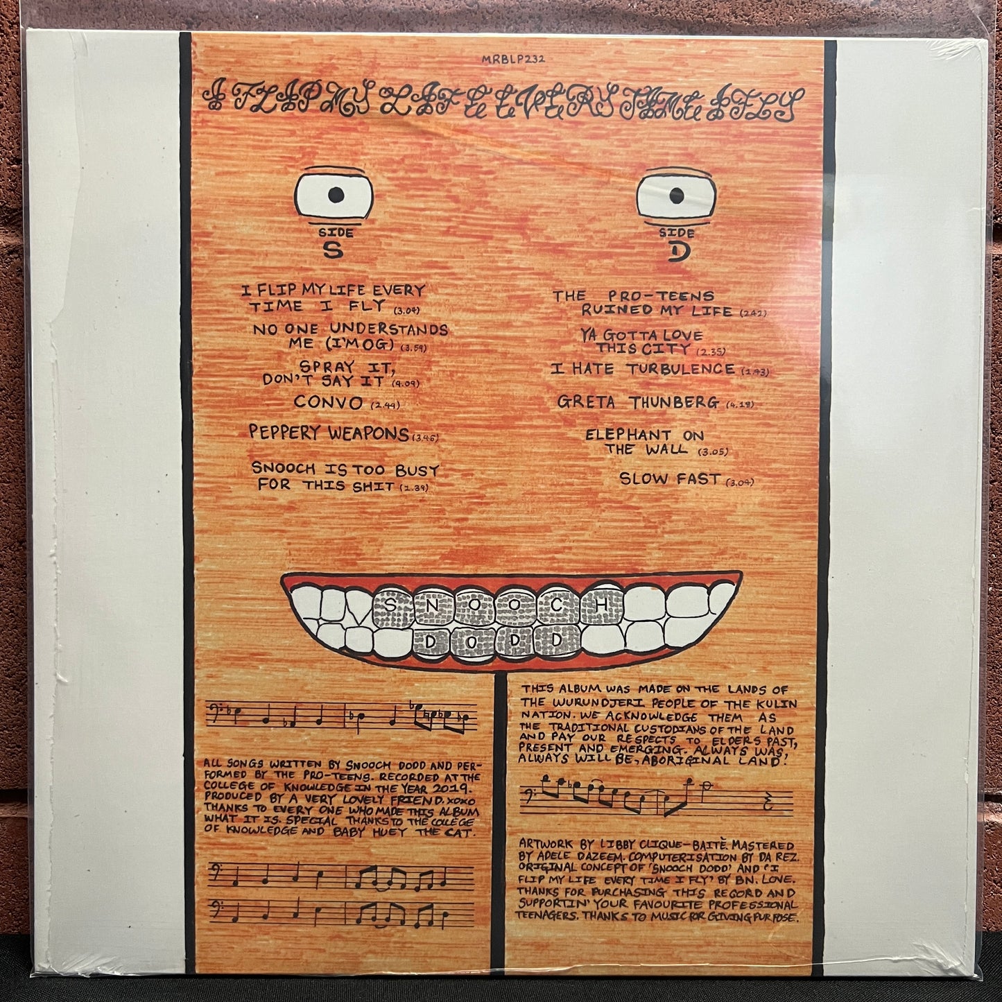 Used Vinyl: Snooch Dodd And The Pro-Teens "I Flip My Life Every Time I Fly" LP