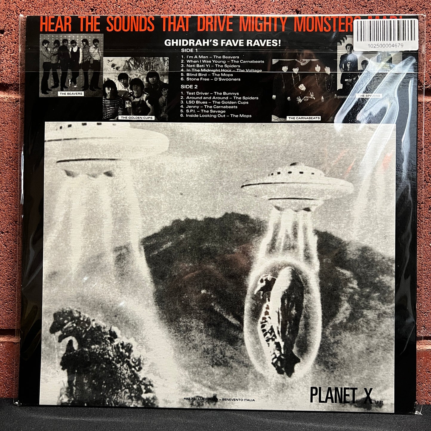 Used Vinyl: V/A "Monster A Go-Go Volume One" LP (1990 Press, Red Transparent Vinyl)