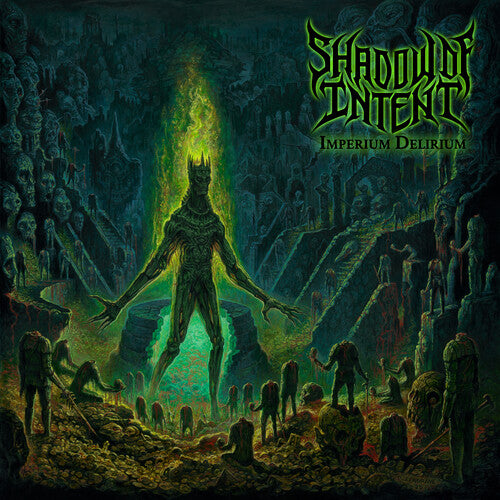 DAMAGED: Shadow of Intent "Imperium Delirium" 2xLP (Indie Exclusive Neon Green/Black Vinyl)