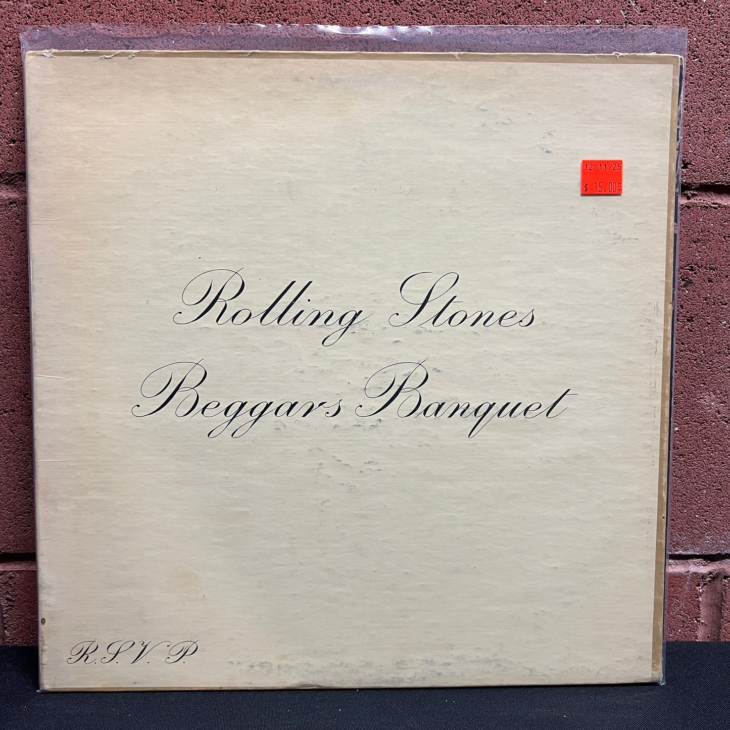 Used Vinyl: Rolling Stones "Beggars Banquet" LP