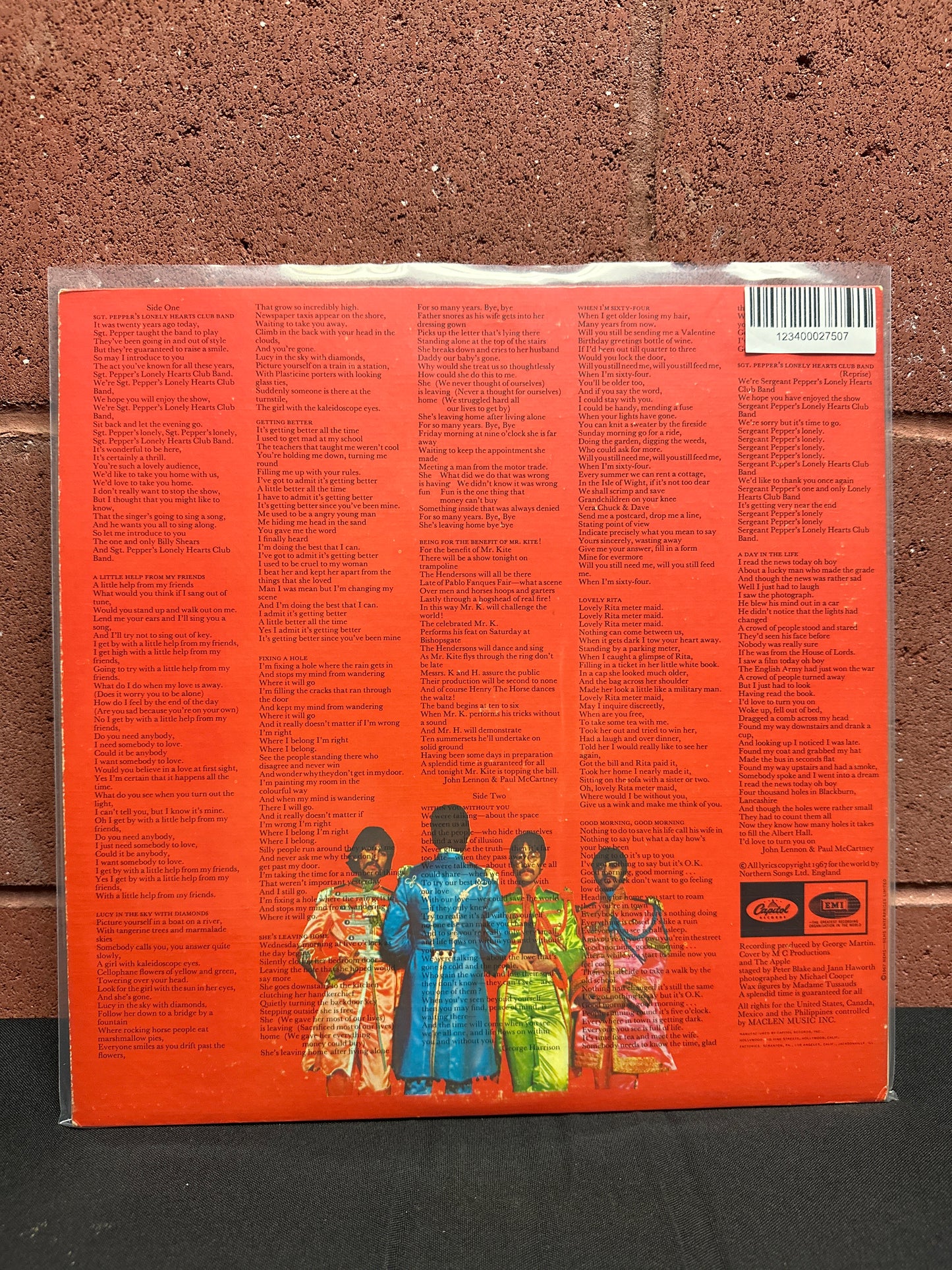 Used Vinyl:  The Beatles ”Sgt. Pepper's Lonely Hearts Club Band” LP