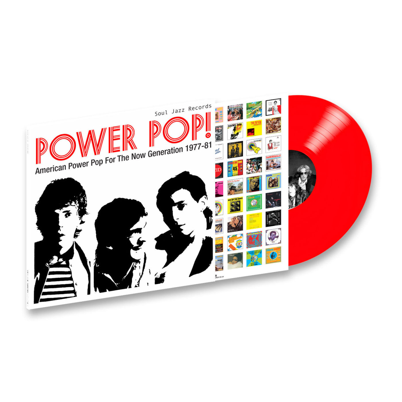 V/A "Soul Jazz Records Presents: POWER POP! American Power Pop For The Now Generation 1977-81" LP (Red Vinyl) (RSD 2026)