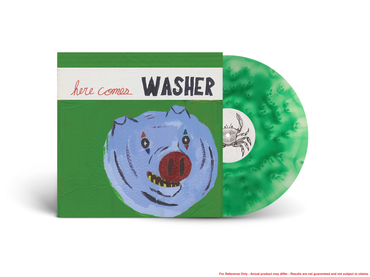 PRE-ORDER: Washer "Here Comes Washer" LP (Cloudy Green Vinyl)