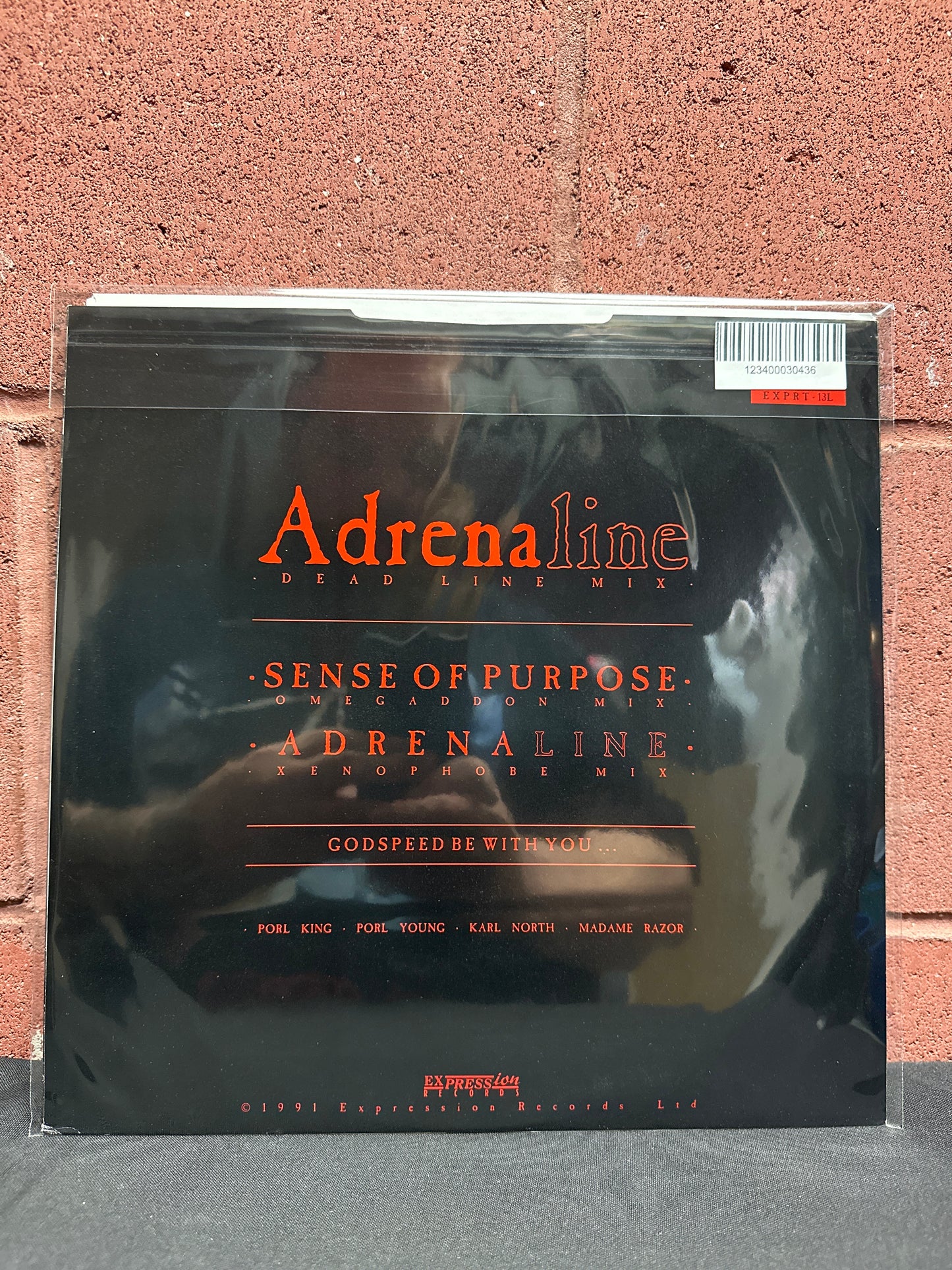 Used Vinyl:  Rosetta Stone ”Adrenaline (Dead Line Mix)” 12"