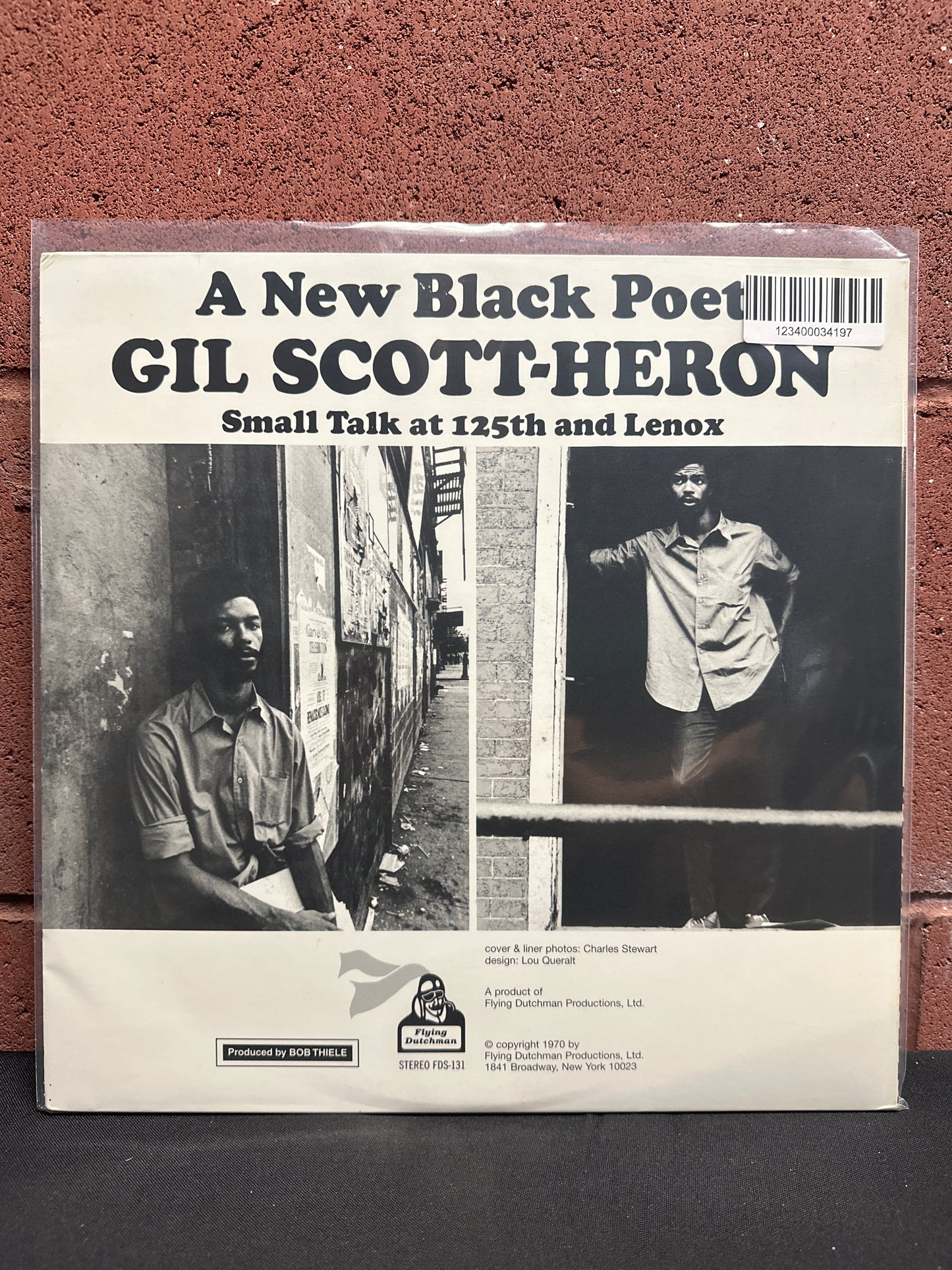 Used Vinyl:  Gil Scott-Heron ”Small Talk At 125th And Lenox” LP