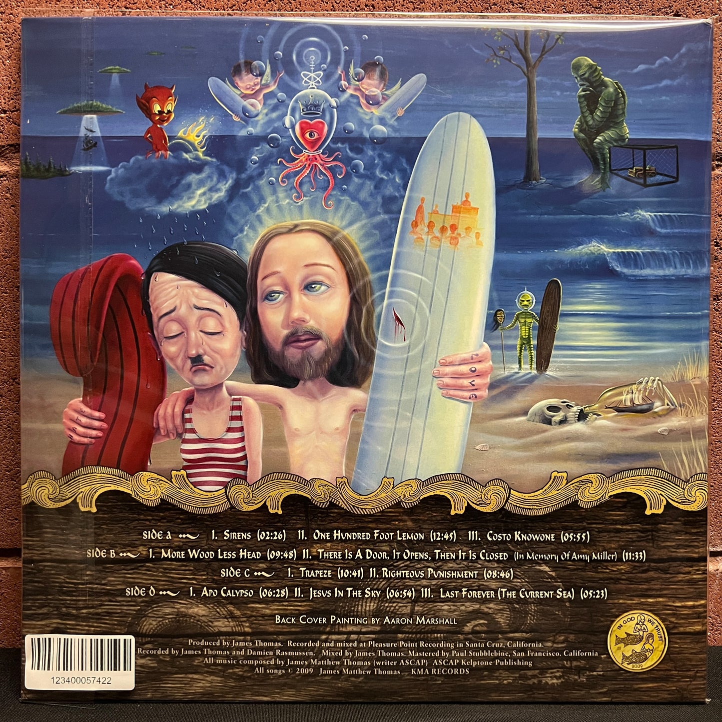 Used Vinyl: The Mermen "In God We Trust" 2xLP (2009 Press - Blue Vinyl)