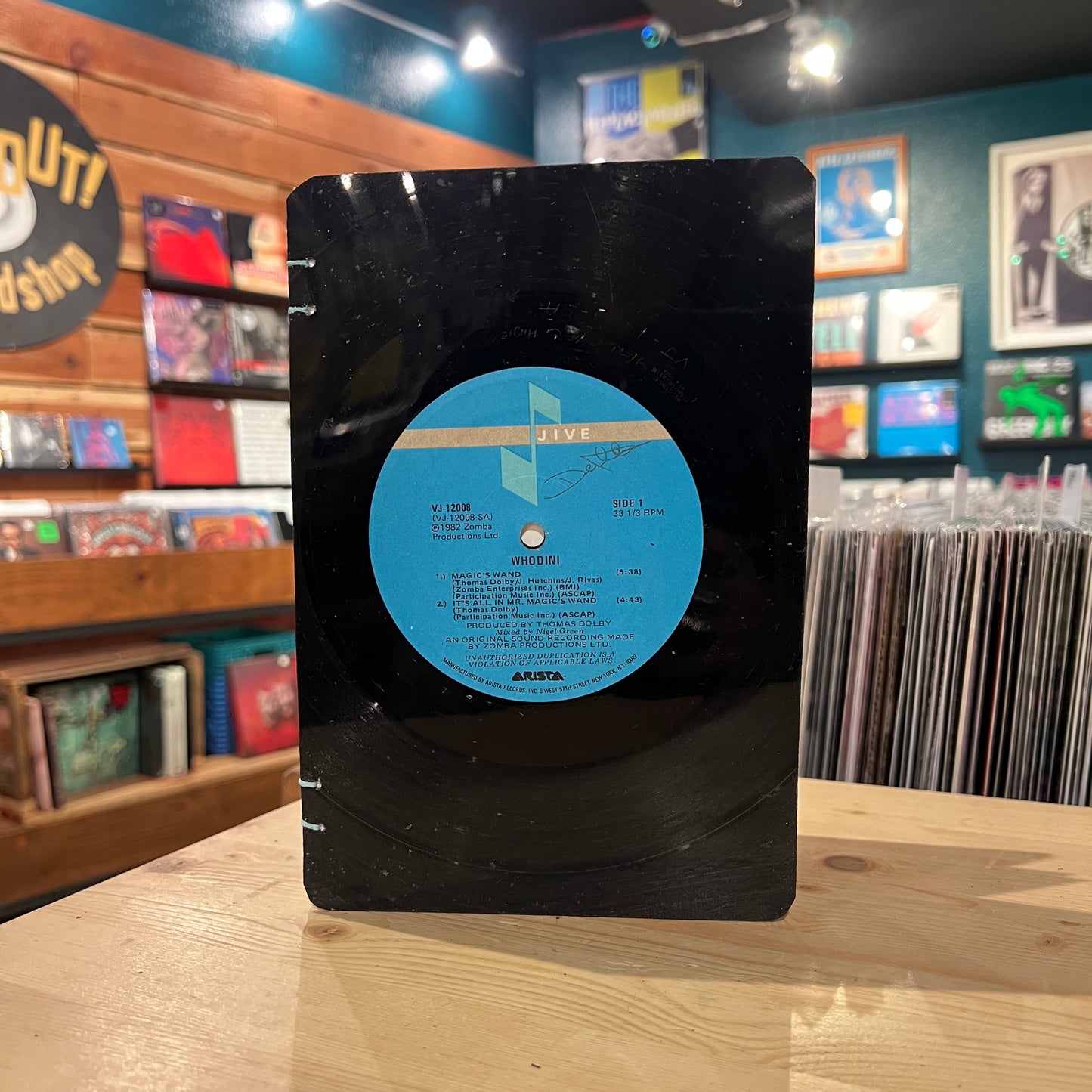 MC Hammer / Whodini Recycled Vinyl Journal