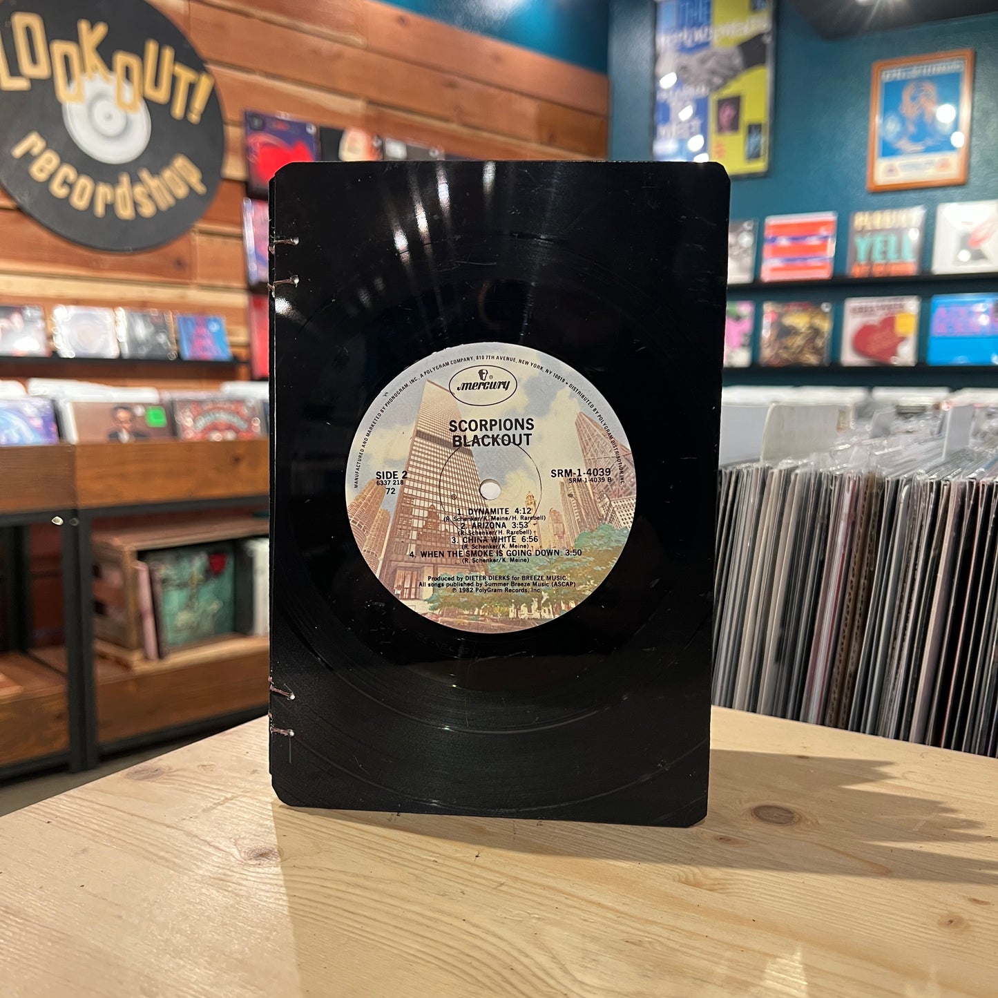 Scorpions / UFO Recycled Vinyl Journal