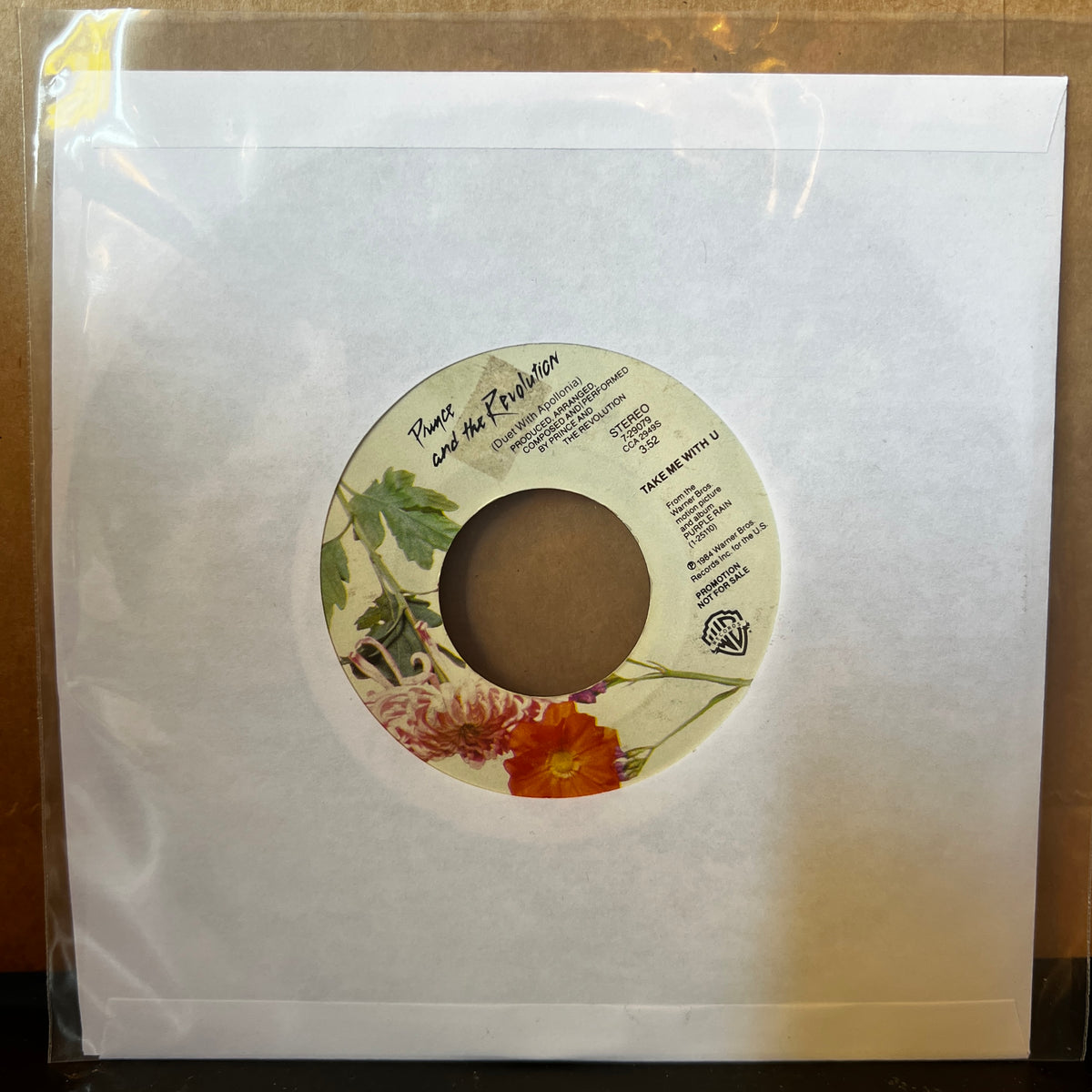 Used Vinyl: Prince And The Revolution ‎"Take Me With U" 7" (1985 Promo)