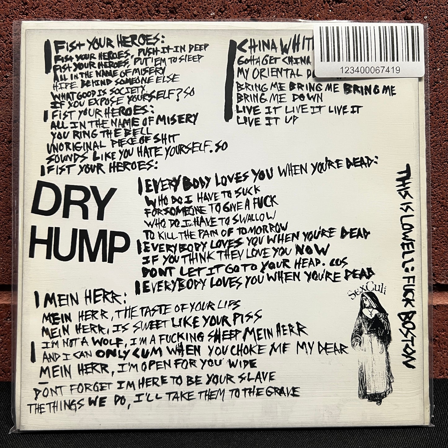 Used Vinyl: Dry Hump "S/T" 7" (Orange Vinyl)