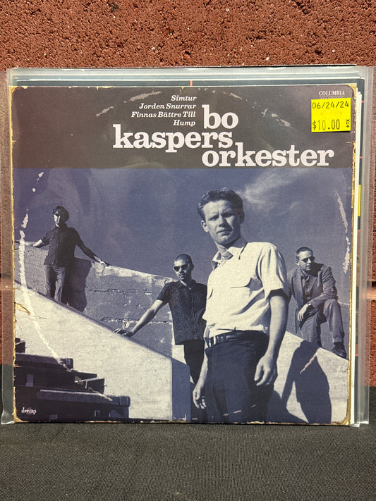 Used Vinyl:  Bo Kaspers Orkester ”Simtur, Jorden Snurrar, Finnas Bättre Till, Hump” 7"