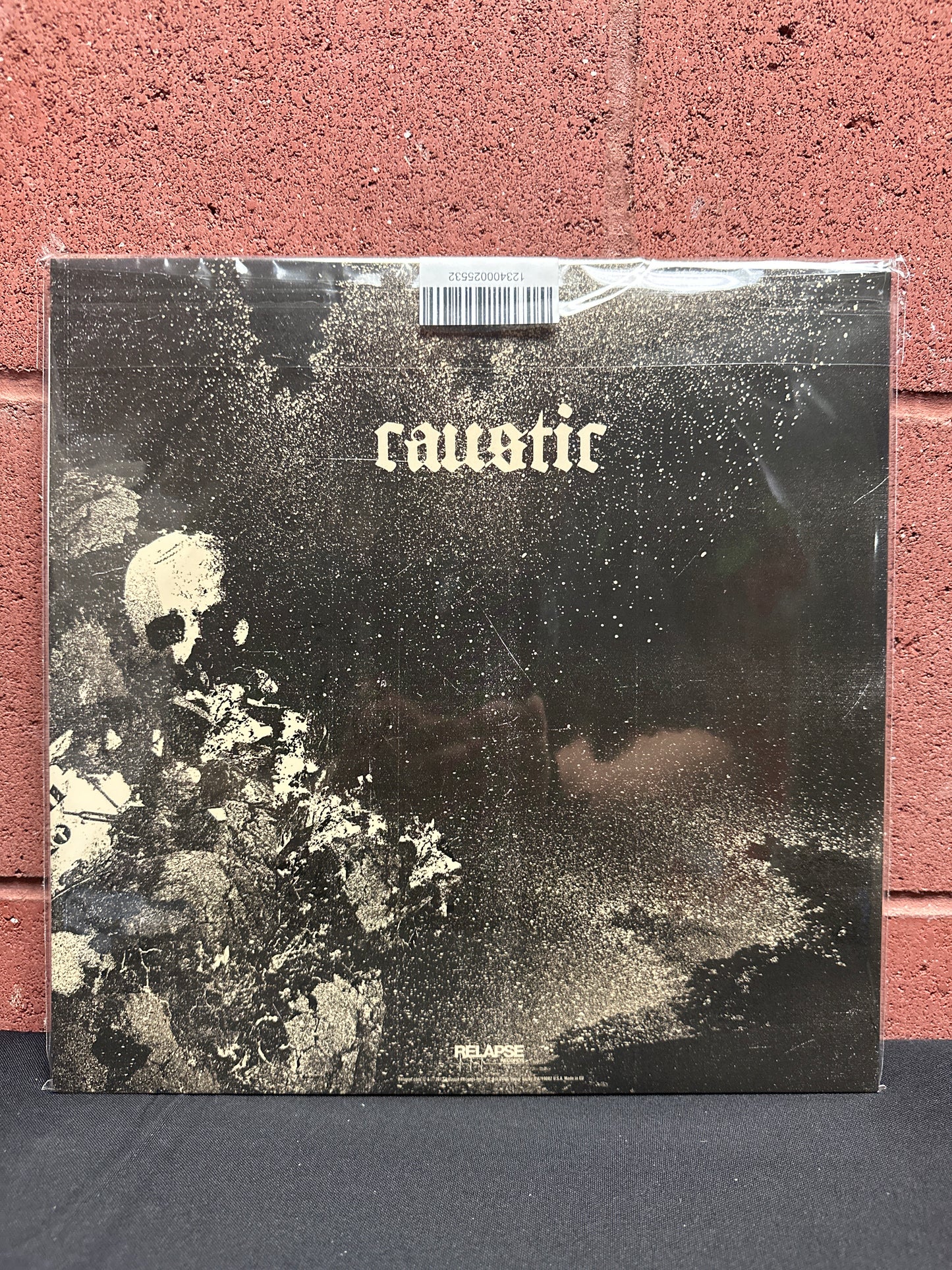 Used Vinyl:  Primitive Man ”Caustic” 2xLP (Bone and black merge vinyl)