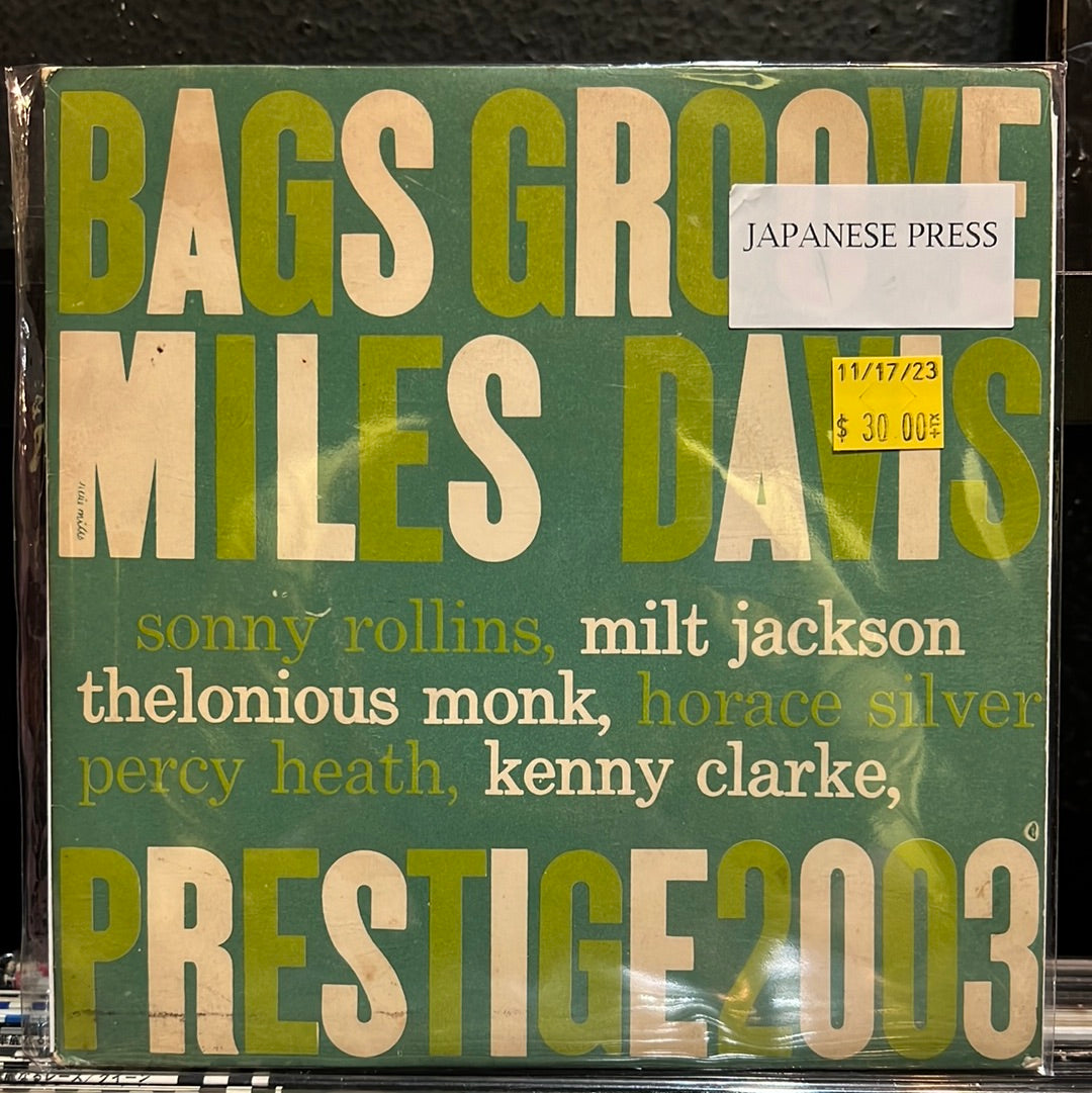 Used Vinyl:  Miles Davis "Bags Groove" 7" (Japanese Press)