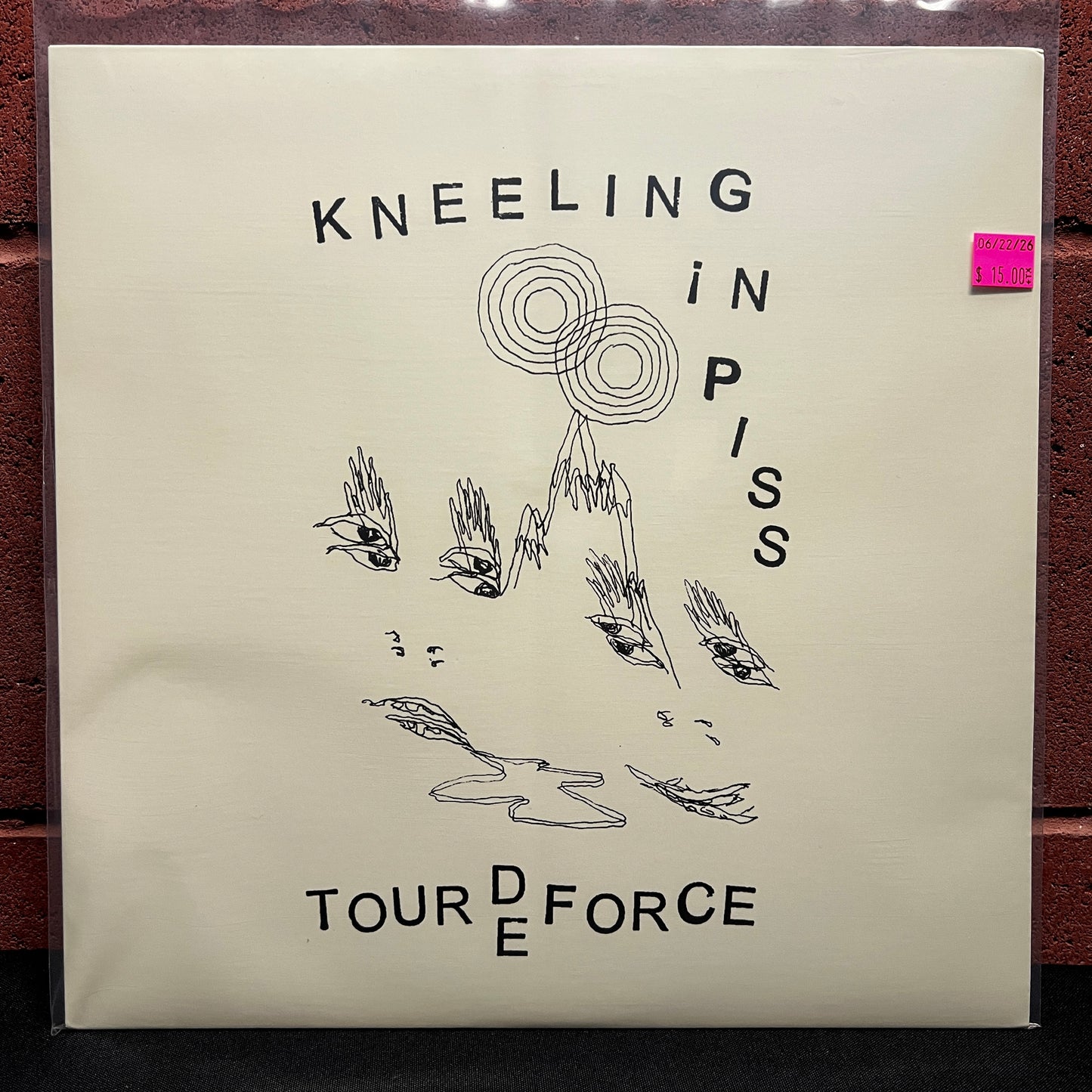 Used Vinyl: Kneeling In Piss "Tour De Force" LP (2020 Press)
