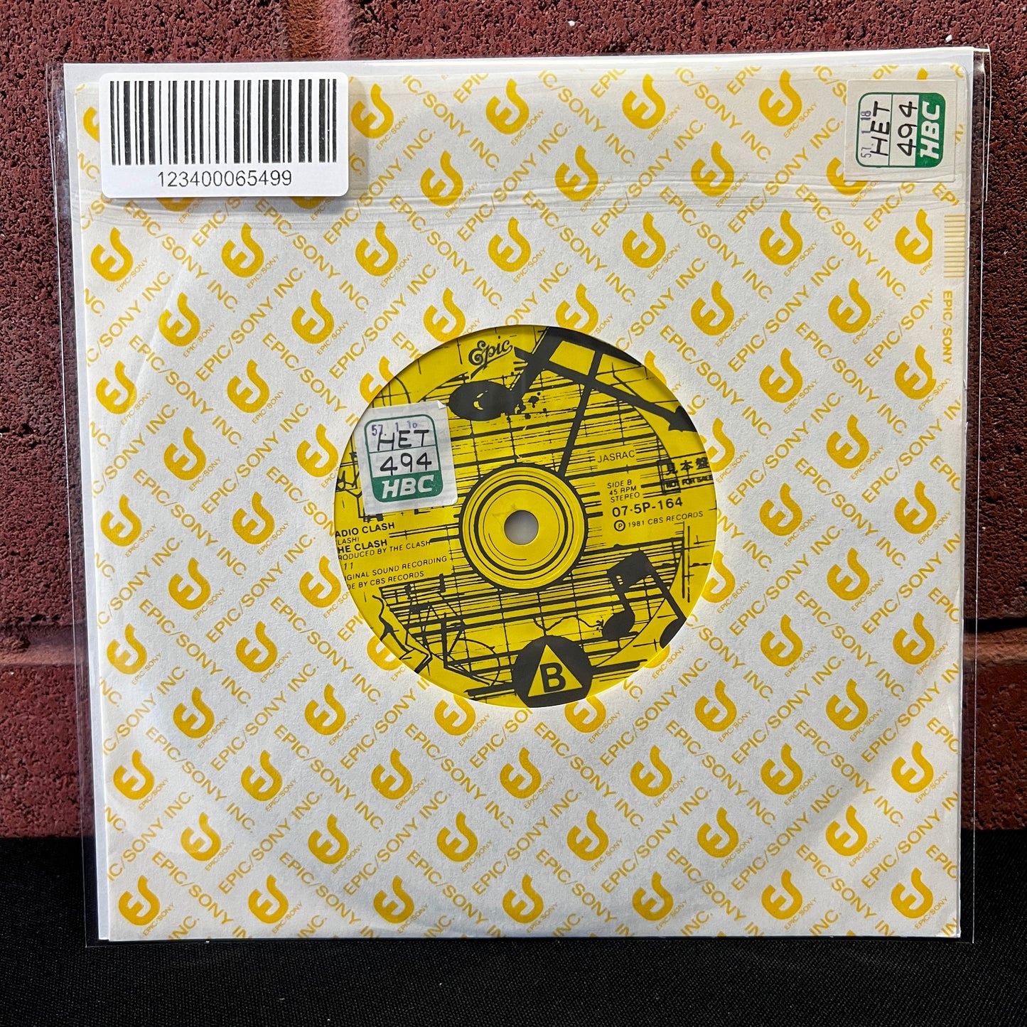 Used Vinyl: The Clash "This Is Radio Clash / Radio Clash" 7" (1981 Japanese Promo Copy)