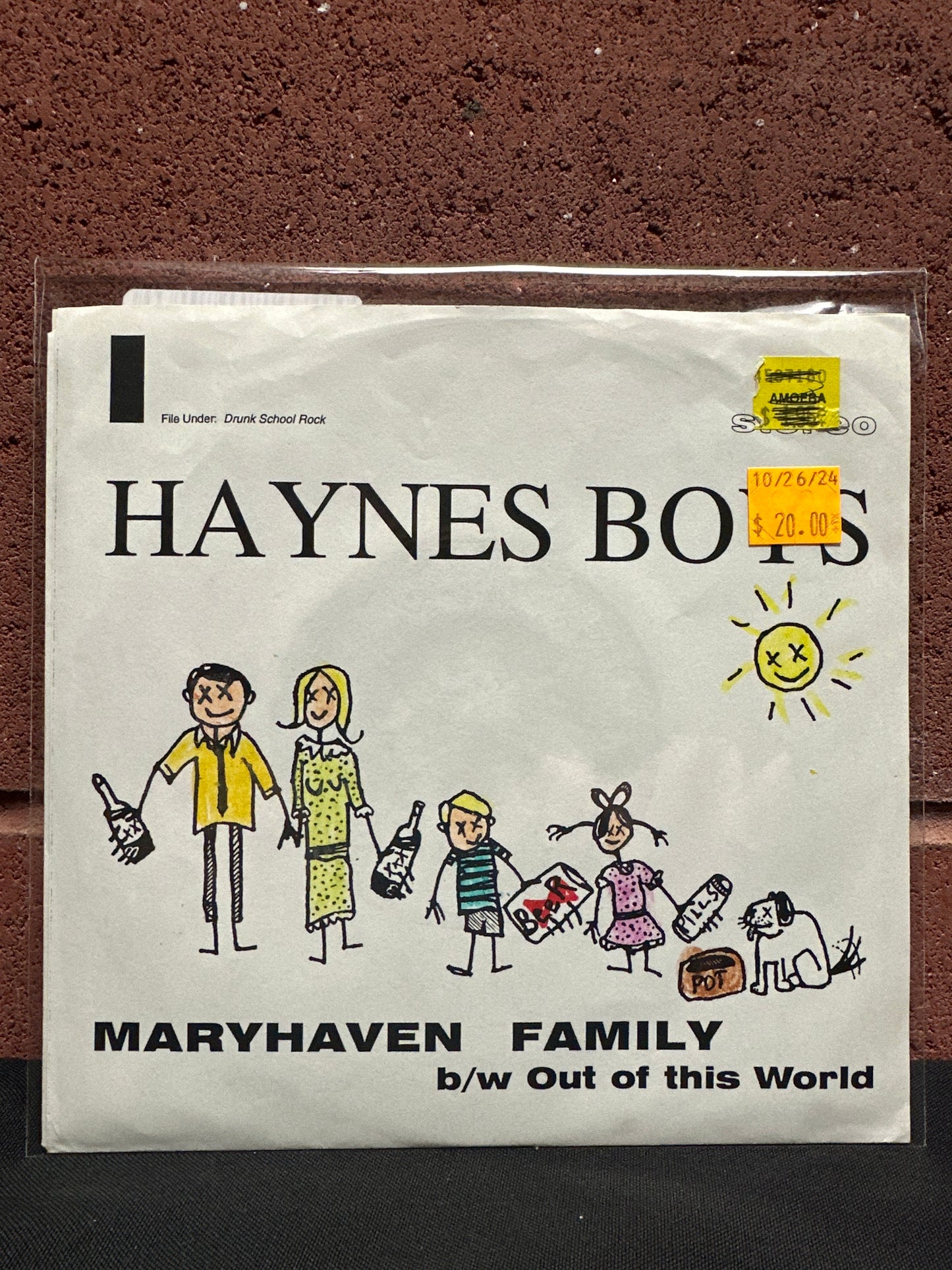 Used Vinyl:  Haynes Boys ”Maryhaven Family” 7"