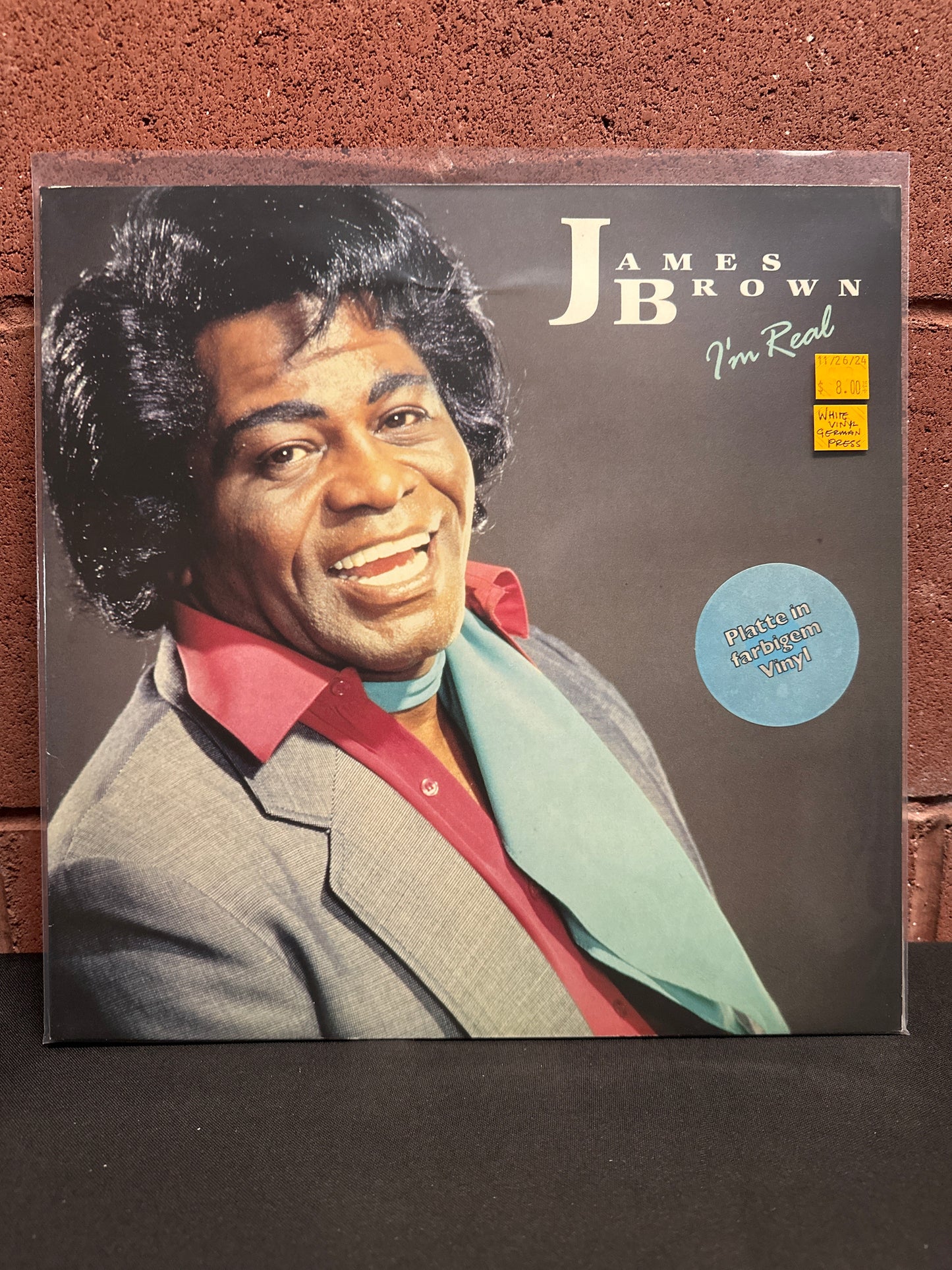 Used Vinyl:  James Brown ”I'm Real” LP (White vinyl)