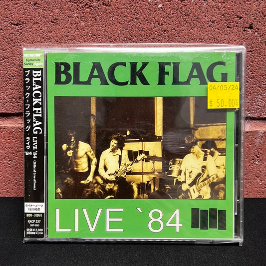 Used CD:  Black Flag ”Live '84” CD (Japanese Press)
